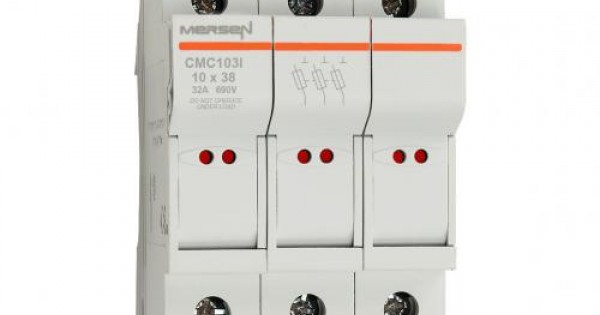 H1062699,CMC102,Fuse Holder ,Modulostar, Size 10x38,690VAC,690VDC, 2 ...