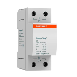 83010100 ,STMT1-50K275V-1P,Aşırı Gerilim Koruma Cihazı Tip 1, 50kA Iimp (10/350), 1Ph, 230V, LN, 1 Kutuplu, Monoblok, 2 Modül,MERSEN,FERRAZ SHAWMUT
