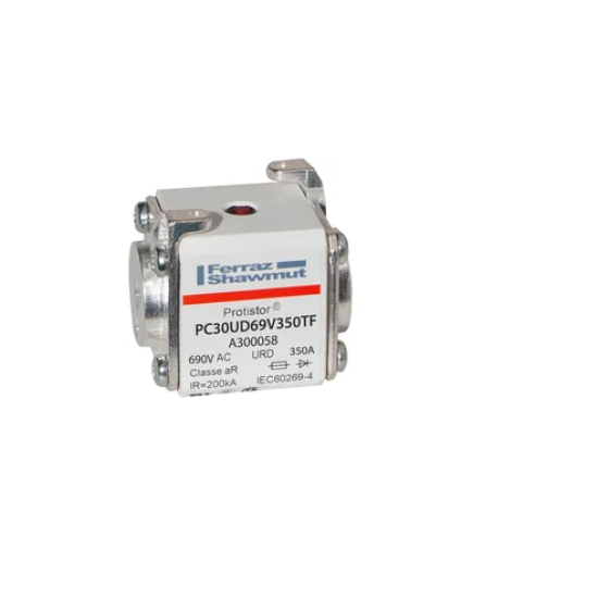 A300058 ,PC30UD69V350TF,Square Body ,High-Speed ,Fuse Protistor,Size 30 aR ,690VAC,350A, With Striker, MERSEN,FERRAZ SHAWMUT