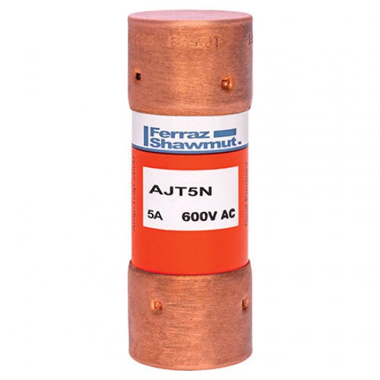 AJT5,H216276,Fuse AJT , Class J ,Time-delay, 600VAC, 500VDC, 5A,MERSEN,FERRAZ SHAWMUT