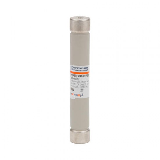 E089497,FD20GB100V25T,High-Speed ,Cylindrical Fuse, Protistor®, Size 20x127, gR (gRB), 1000VDC, IEC, 25A ,With Striker,MERSEN,FERRAZ SHAWMUT