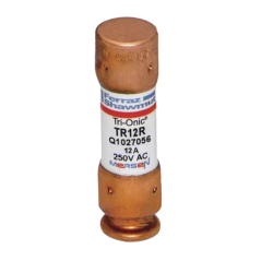 TR12R,Fuse TR-R ,Class RK5 , Time-Delay ,250VAC, 160VDC ,12A,MERSEN,FERRAZ SHAWMUT