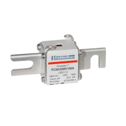 J300112 ,PC30UD69V160A,Square Body ,High-Speed ,Fuse Protistor,Size 30 aR, 690VAC,160A, With Striker, DIN 80 Blades,MERSEN,FERRAZ SHAWMUT