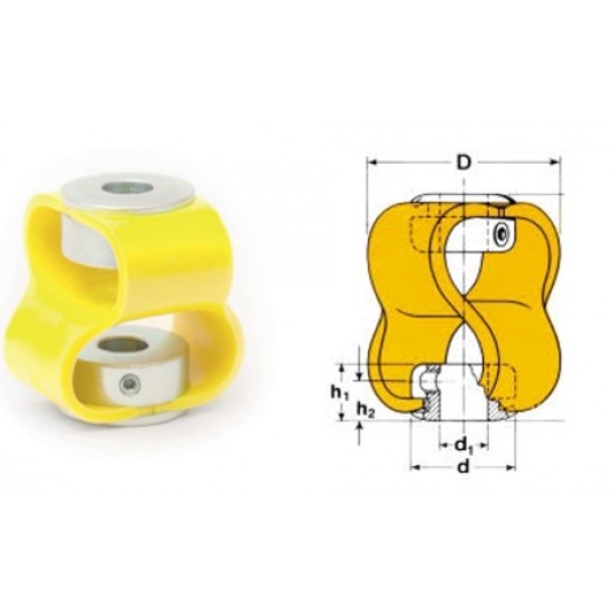 PF10 6/6MM,ÇAPI:26MM,UZUNLUK:28MM,DELİK ÇAPLARI:6MM,PAGUFLEX,ALMAN MALI